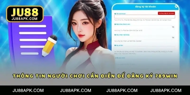 Điền thông tin và đọc xác nhận — minh họa
